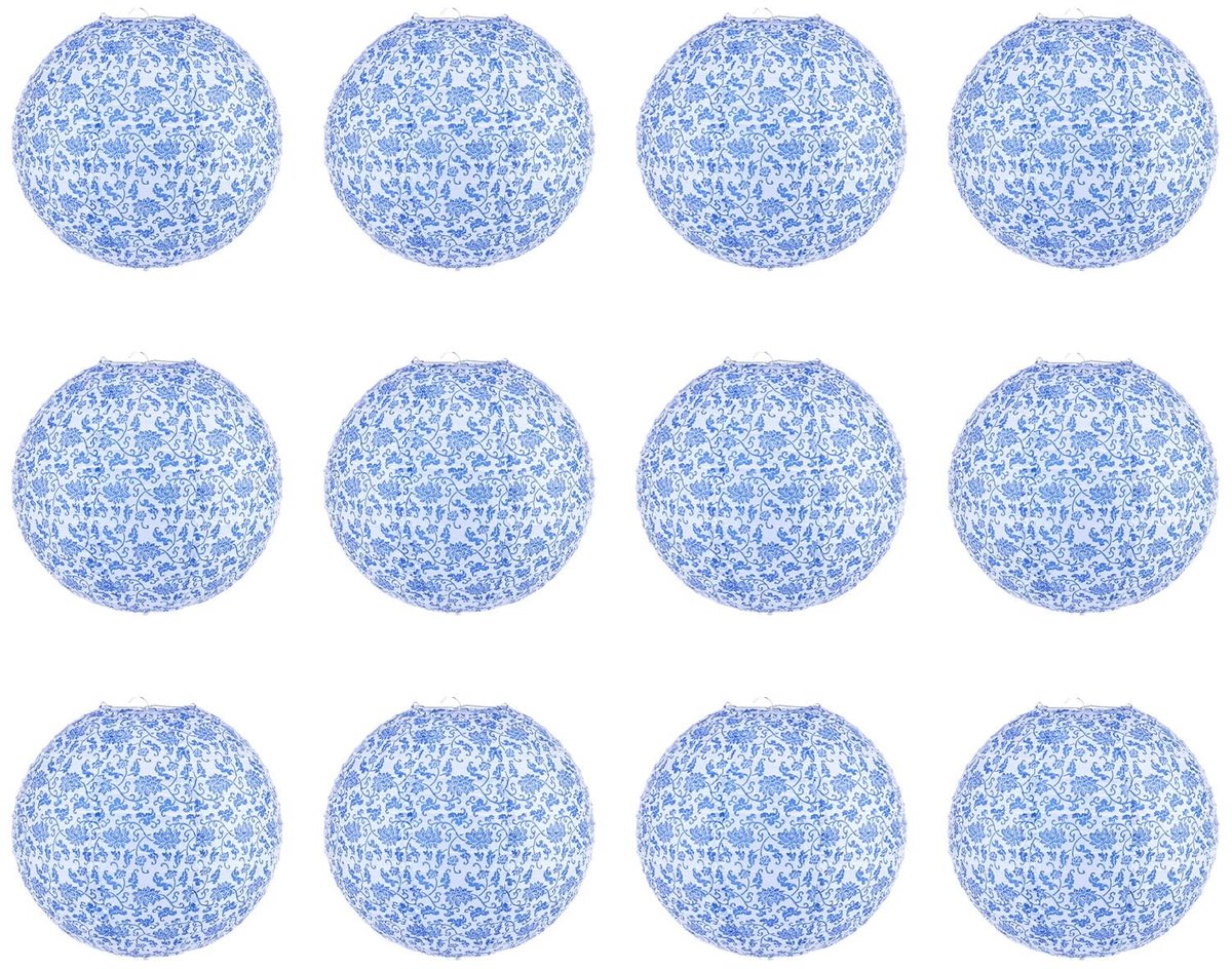 Omgoods - 12 Inch Papieren Lantaarns - 12 Stuks Hangdecoratie voor Feesten en Bruiloften