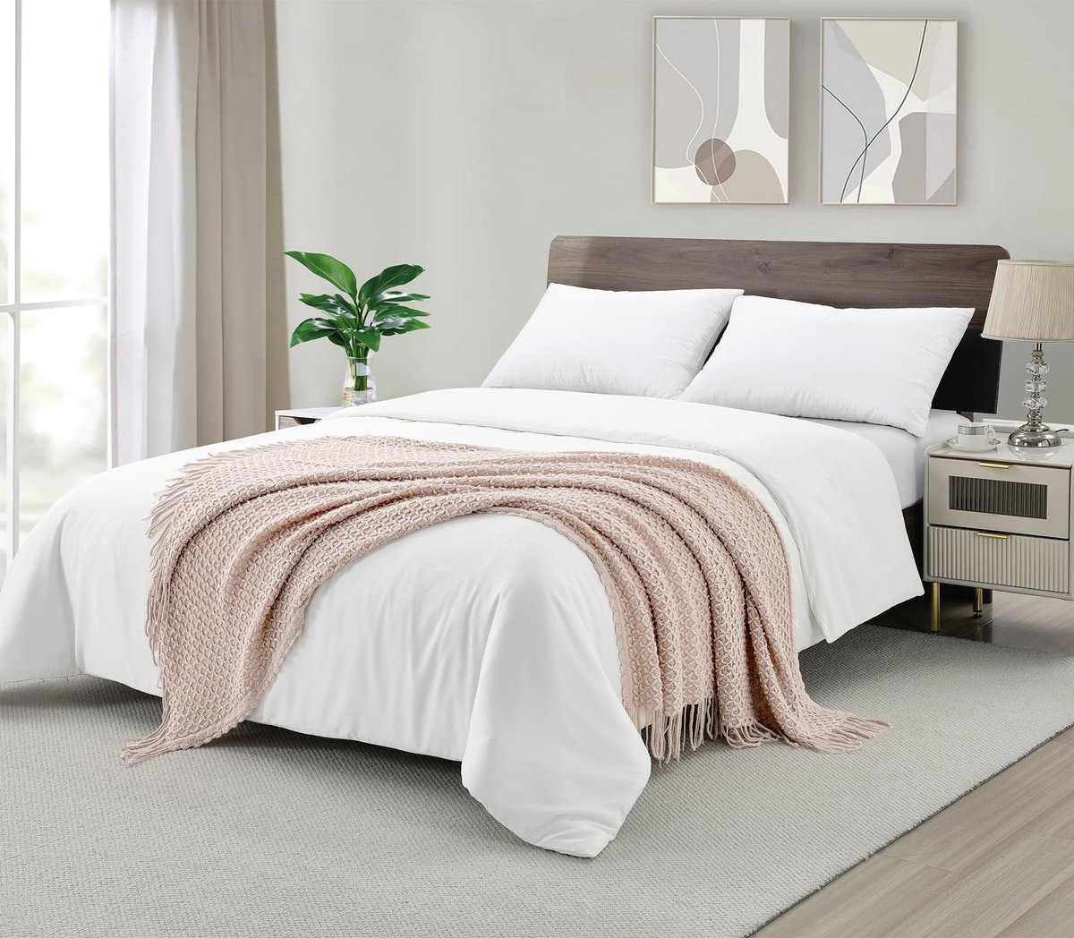Omgoods - Boho Gehaakte Throw Deken - Zacht en Warm voor Sofa en Bed