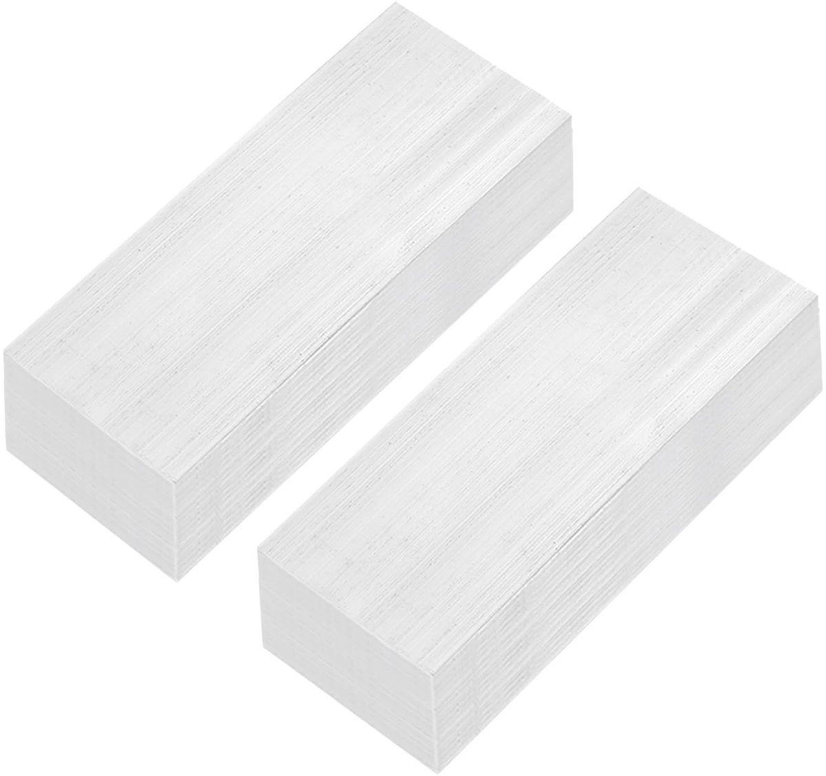 Omgoods - Aluminium Vierkante Staven Set van 2 - 50 x 50 x 152 mm, 6061 Aluminium