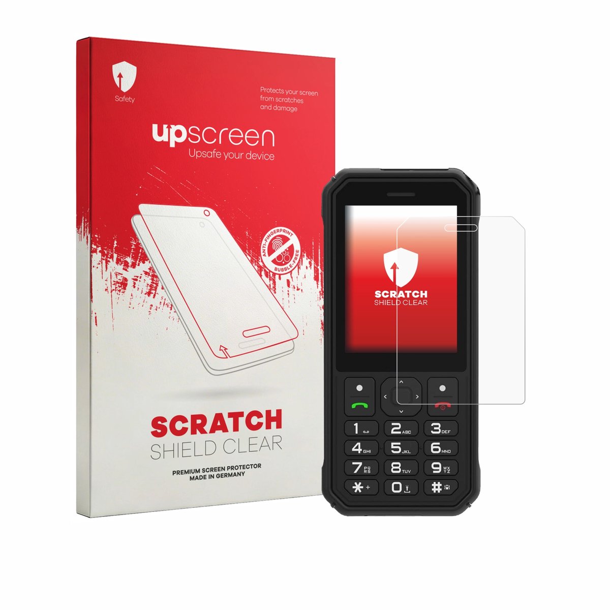 upscreen - Screenprotector voor AGM M11 - Folie Beschermfolie transparant