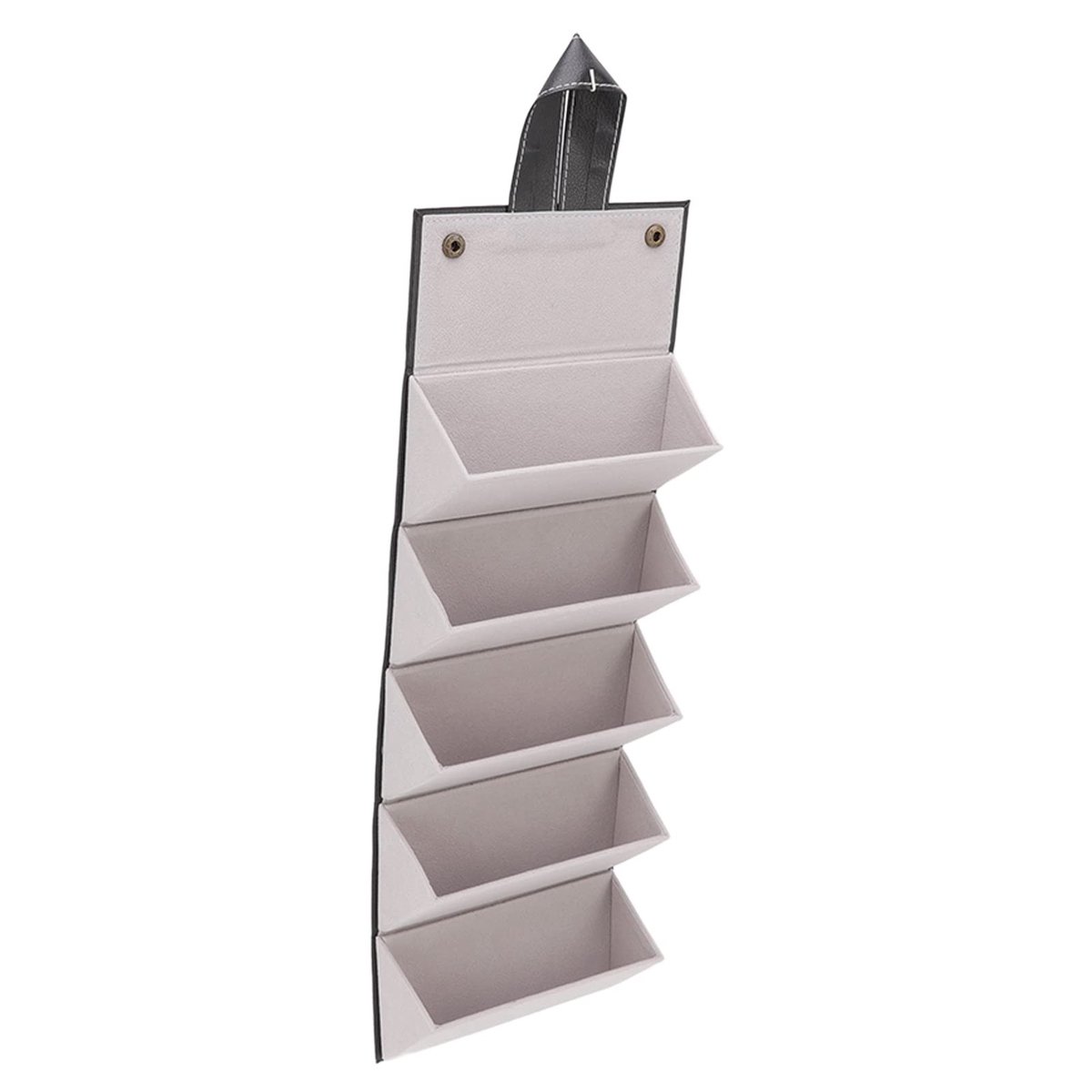 Omgoods- Zonnebril Organizer - Opvouwbare Brillenkoker - PU-leer - Hangend Ontwerp - Multifunctioneel - Lichtgewicht 256g - Brillenhouder