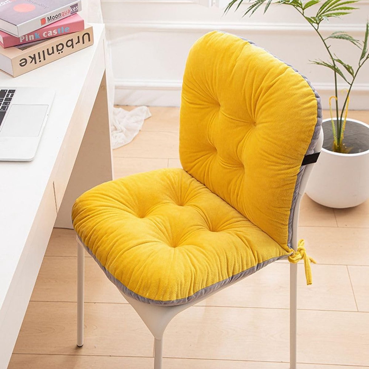 Omgoods - Hoge Rug Stoelkussen 38 x 45 x 42 cm voor Meerdere Toepassingen