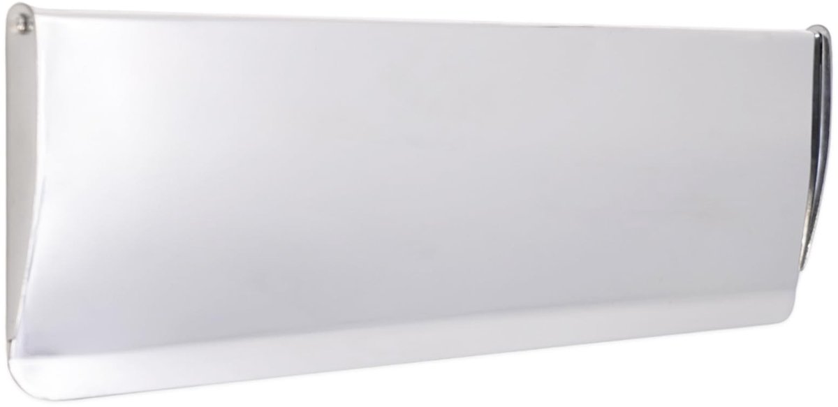 Omgoods - Infinity Decor Victorian Letter Plate Tidy - Verchroomde Binnenafdekking voor Brievenbus