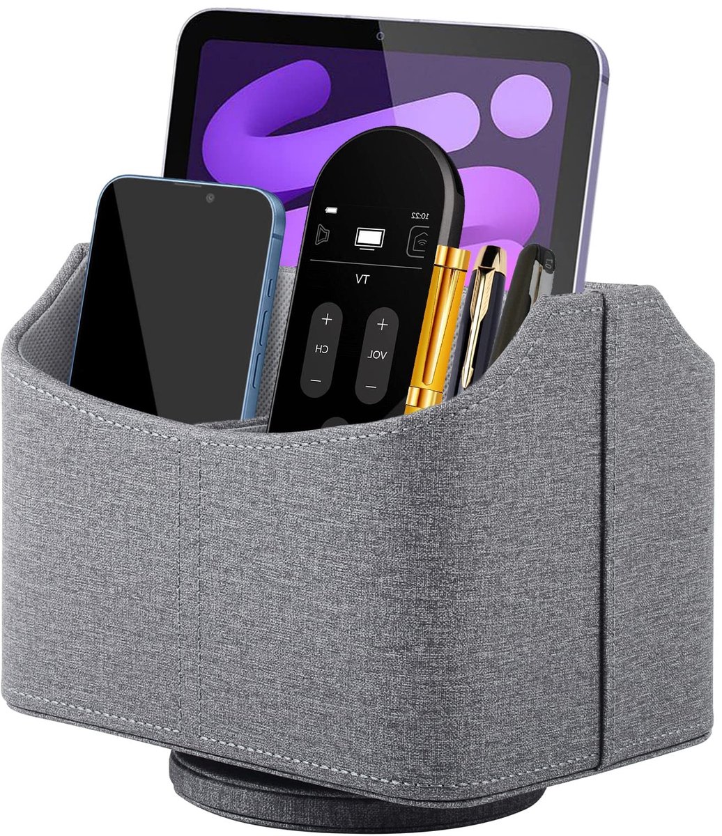 Omgoods - 360° Rotatable Remote Control Holder met 5 Compartimenten
