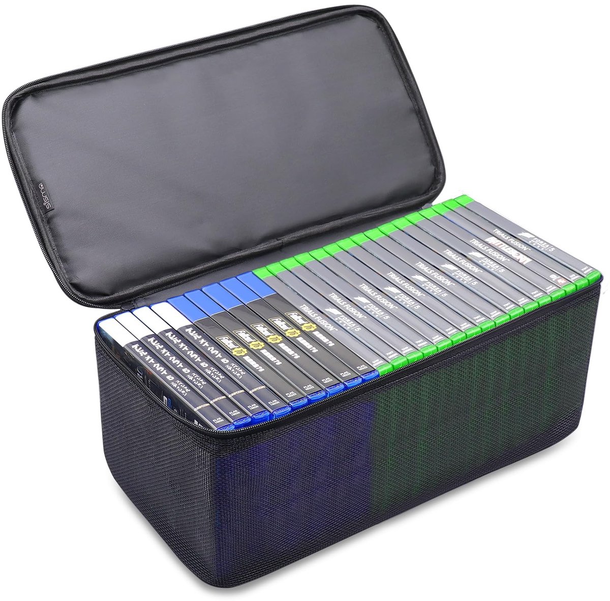 Omgoods - Videogames Disc Opbergtas voor PS5, PS4 en Xbox - Capaciteit voor 23-27 Spellen
