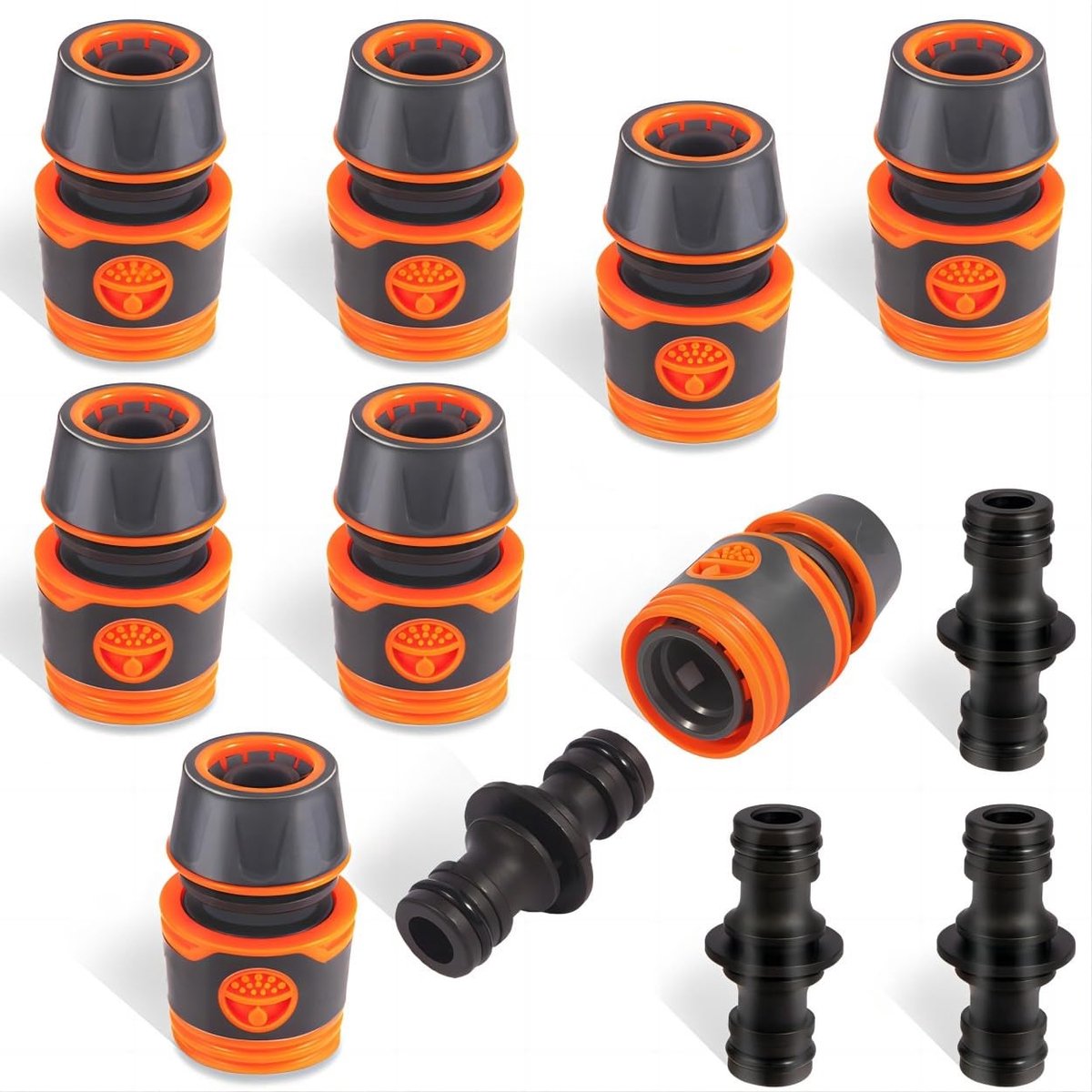 Omgoods - Slangkoppeling Set van 12 Stuks voor Tuinslang