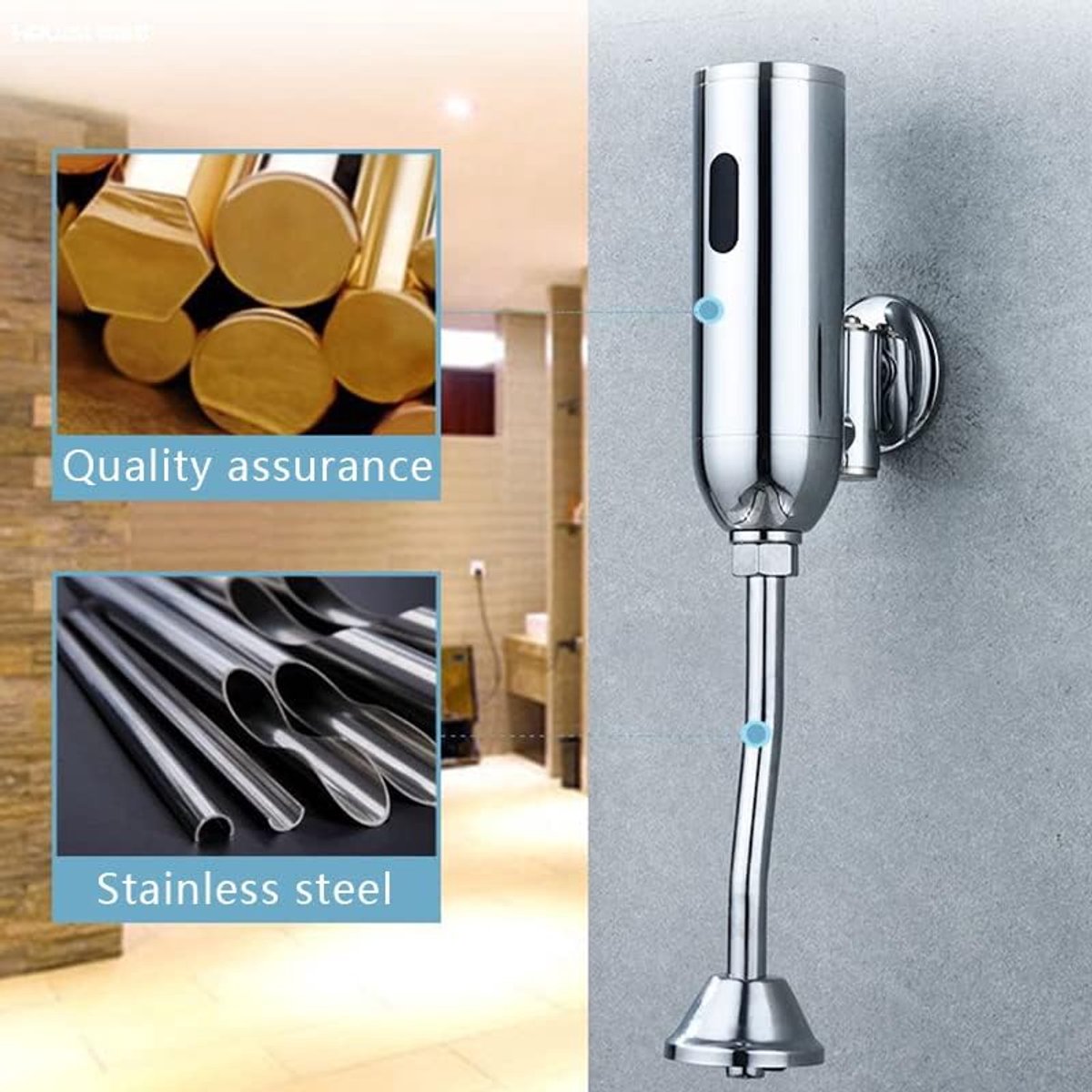 Sensor Toilet Urinoir Gelijke Klep Aqua Flush Blootgesteld Spoelklep voor Urinoir geen lekkende toiletten meer en vervelende zoemend geluid