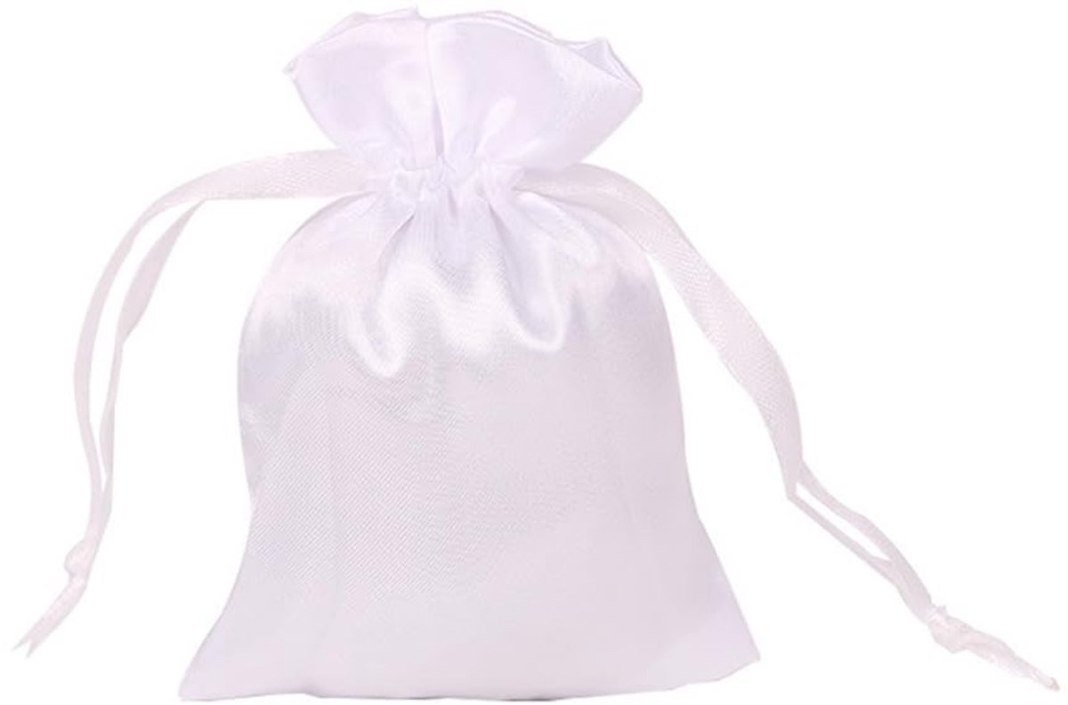 Omgoods - 10 Stuks Satijnen Zakjes voor Cadeaus en Feestelijkheden - Perfect voor Bruiloften en Feestdagen