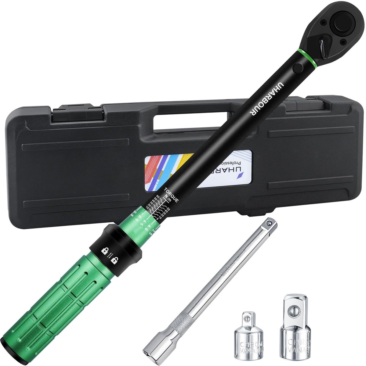 Omgoods - Precisie Momentsleutel 3/8" 5-60 Nm met Kalibratiecertificaat