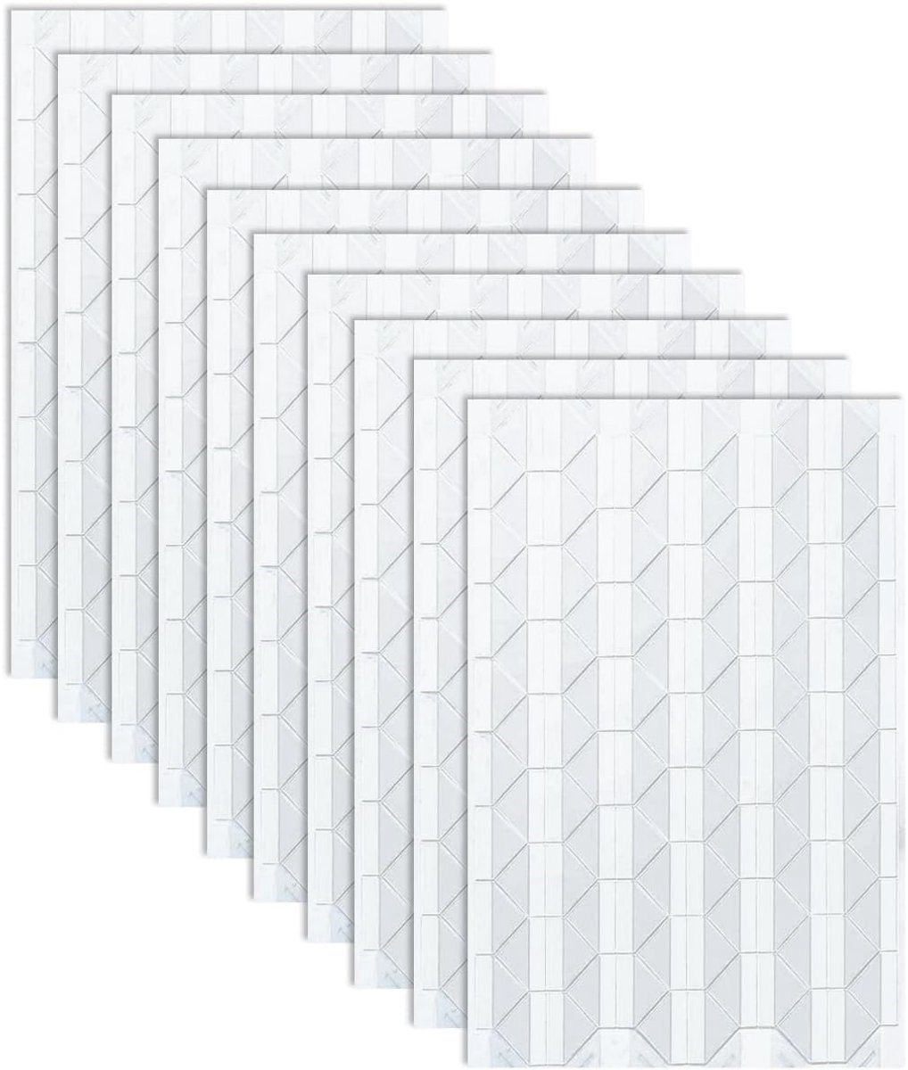 fotohoeken, 1020 stuks fotohoeken voor fotomontage, zelfklevende fotohoeken, voor doe-het-zelf album, fotoalbum, scrapbooking, transparante decoratie