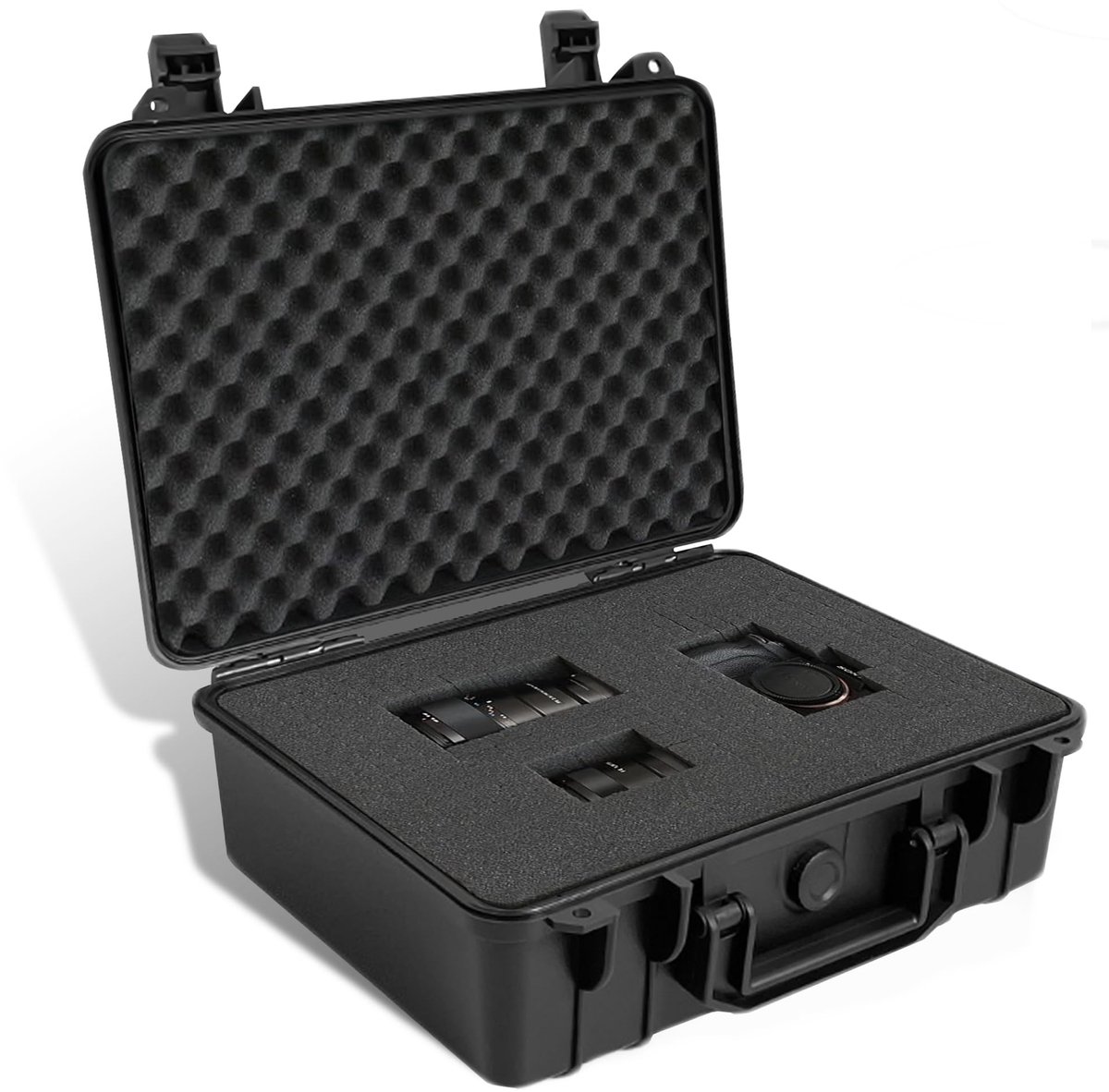 Omgoods - Waterdichte Hard Case met Schokbestendige Schuimvoering 28 x 24 x 13 cm