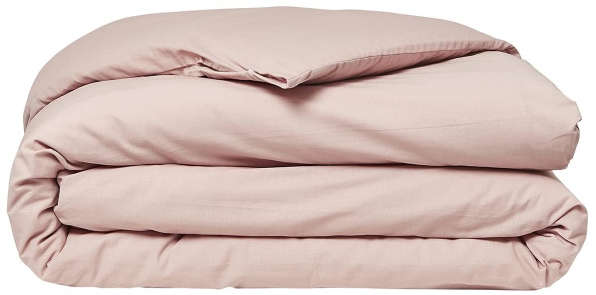Omgoods - Duvet Cover 240 x 260 cm van 100% Katoen in Sand Pink