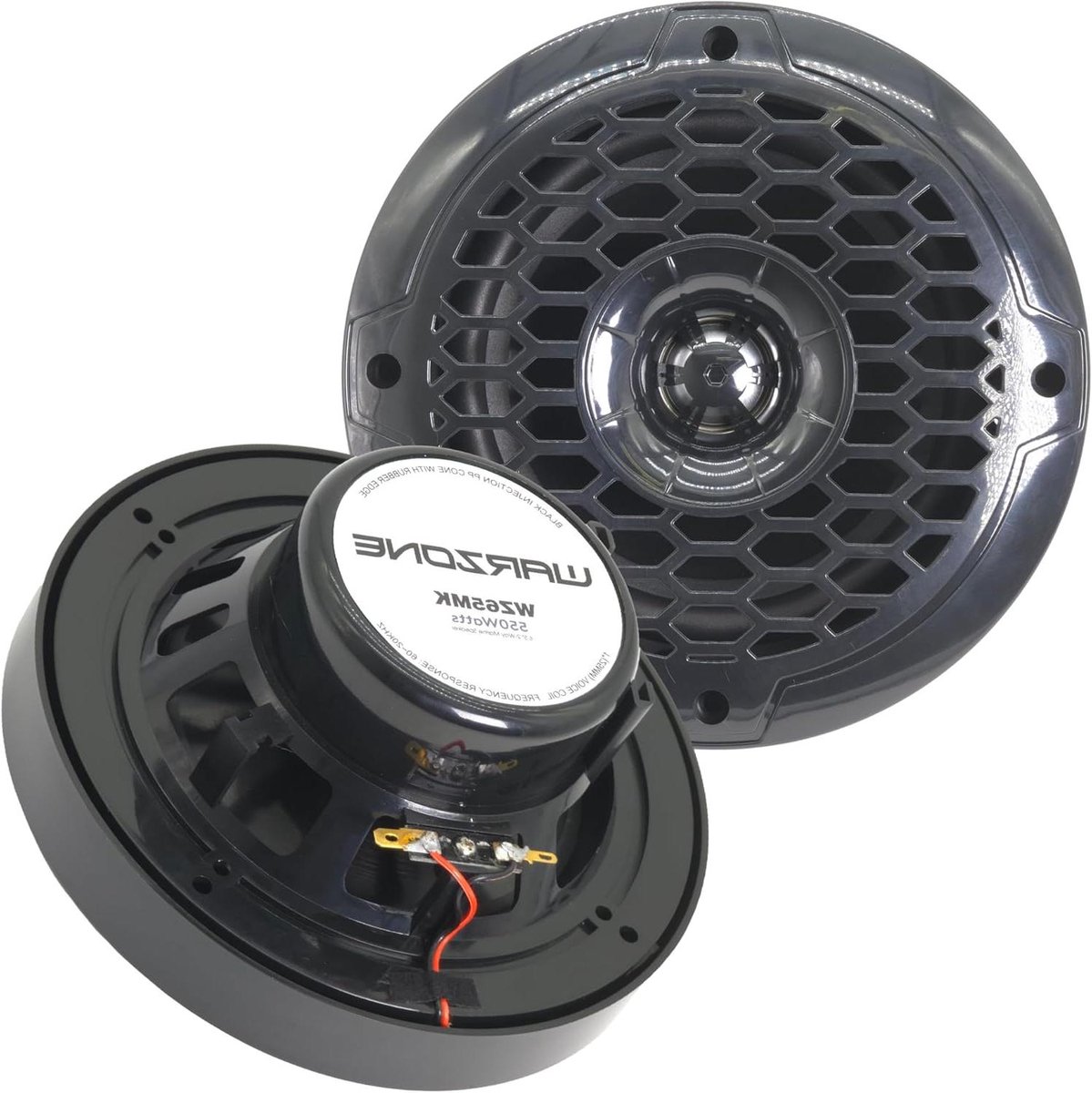 Maritieme Luidsprekers - Boot Speakers Outdoor - Buiten Audio - Waterbestendig Ontwerp - 6.5 Inch - Zwart