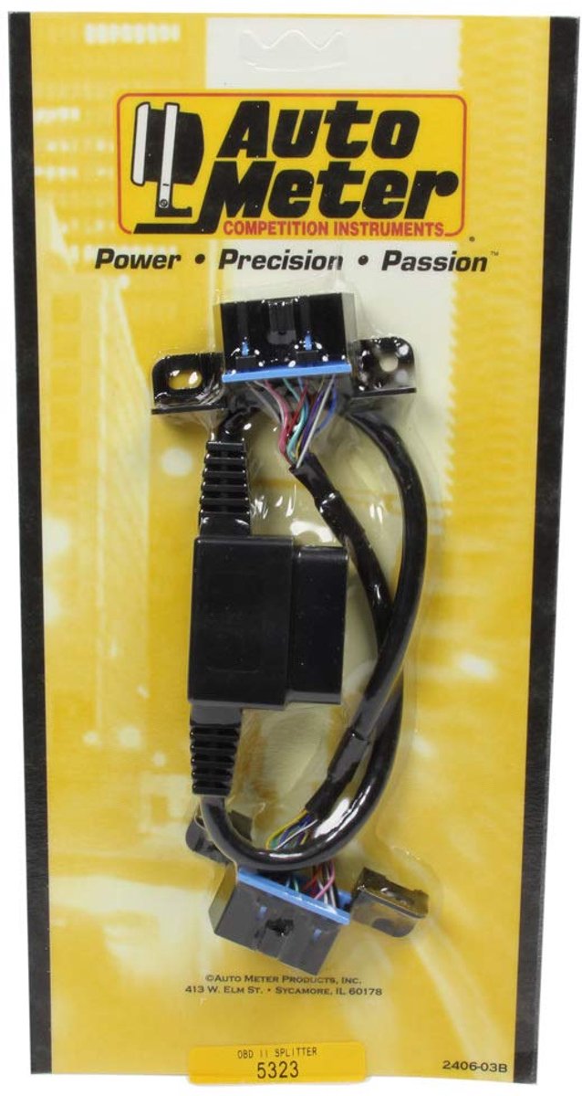 SnelShoppen - Auto Meter 5323 OBD-II Accessoire voor Auto Diagnostiek, Compact en Duurzaam, Ideaal voor Auto Enthousiasten, Ondersteunt Diverse Voertu