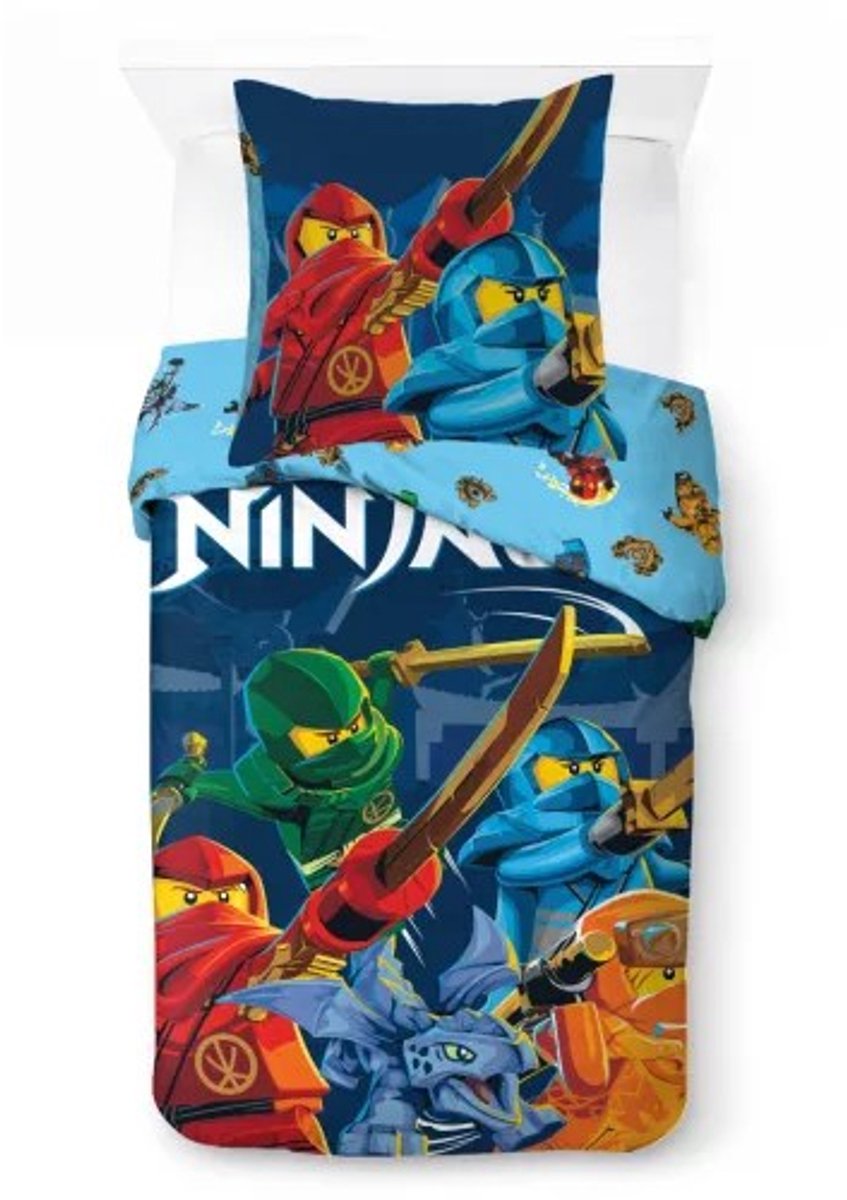 Lego ninjago dekbedovertrek 140 x 200 cm Wonders - Katoen - 70 x 90 cm