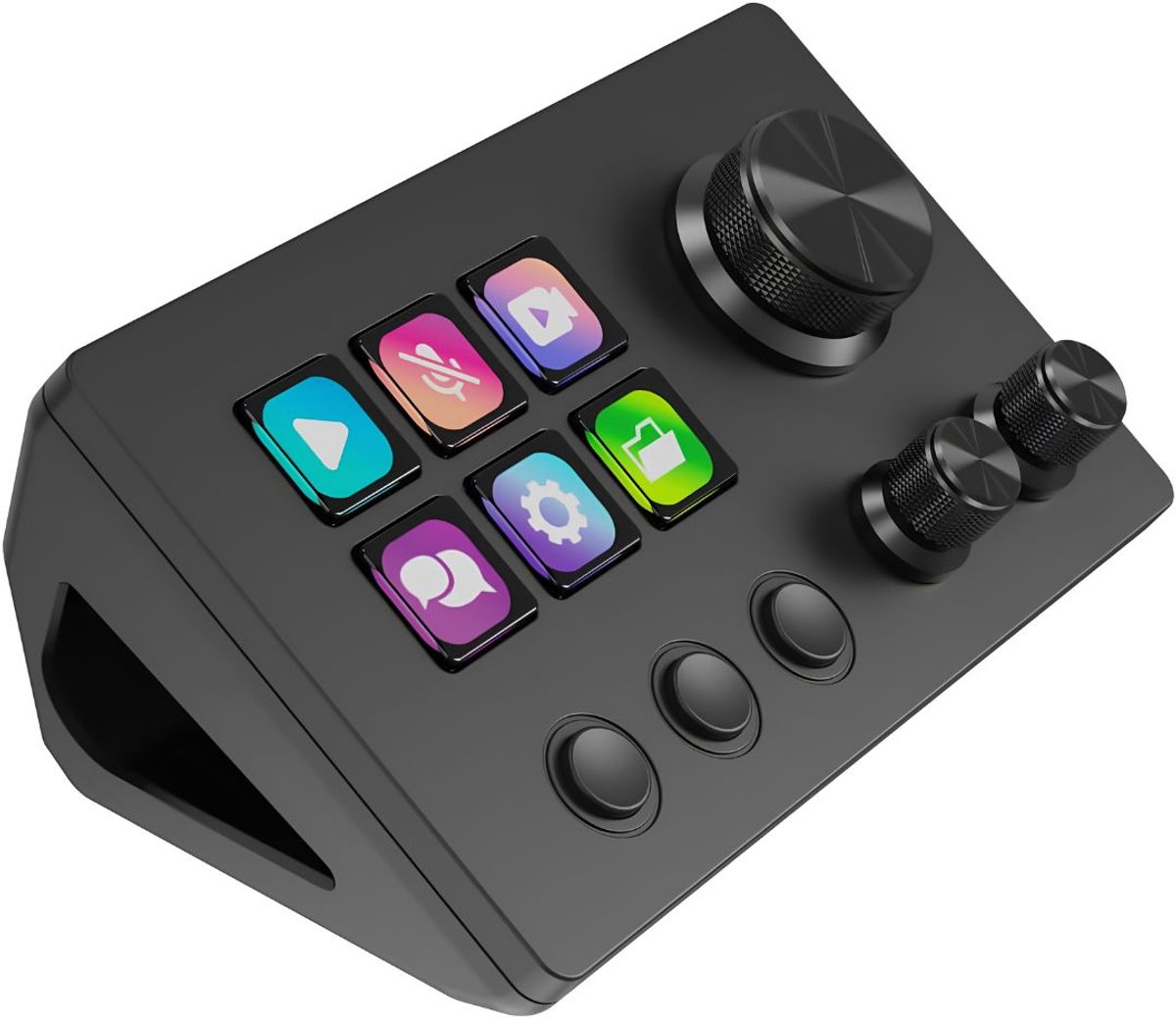 JCP® Stream Deck - Streamingdeck - Streaming Deck - Zwart - 17cm x 13cm x 7cm