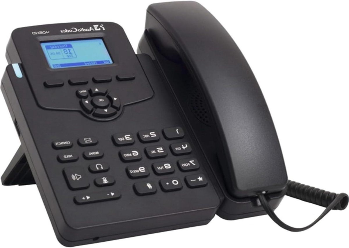 IP Telefoon - VoIP Telefoon - Zakelijk Communiceren - Essentiële Functies - 2.08 Pounds - Zwart