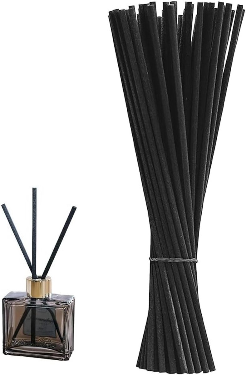 100 Stuks Geurstaafjes voor Aroma Diffuser, Verfrissing en Stijlvolle Decoratie voor Thuis, Kantoor, Spa en Badkamer