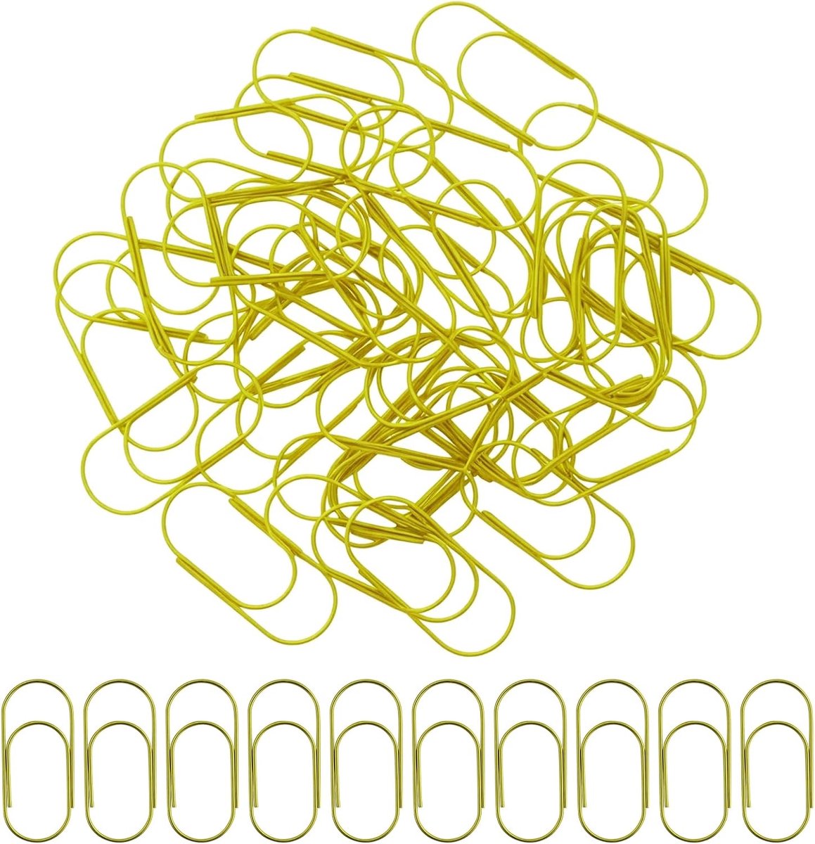 SnelShoppen - 40 Stuks Grote Paperclips, Document Sorteringsclips, Notebook Klemmen, Kantoorbenodigdheden Set, Decoratie, DIY, Ansichtkaarten, Foto's,