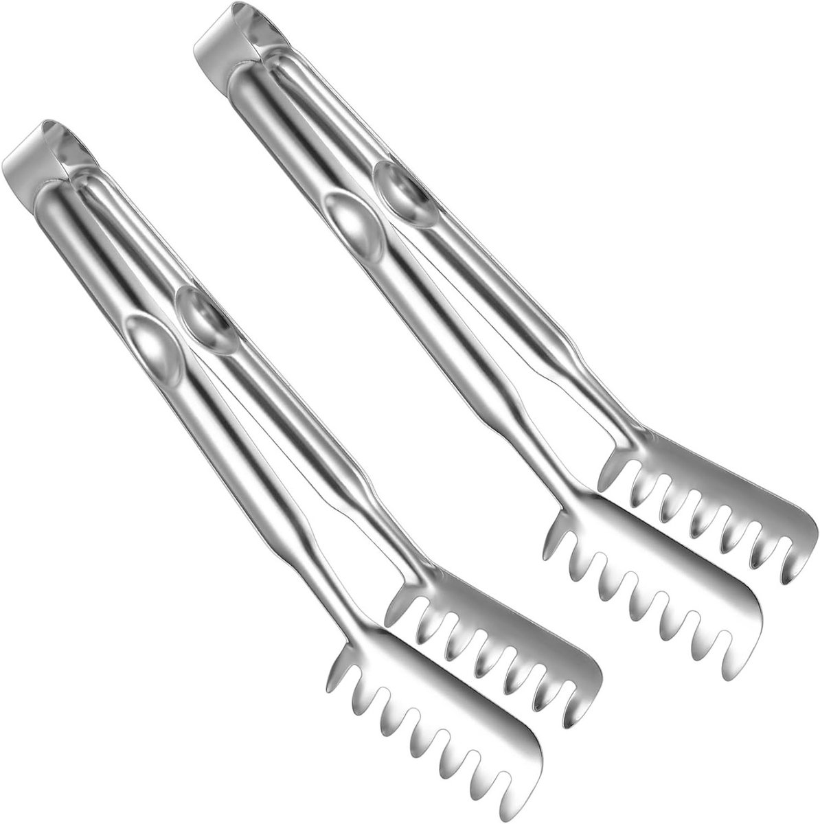 Pasta- en Spaghetti Tangen van RVS 29 cm met Zink Handvat voor Koken, Bakken en Grillen