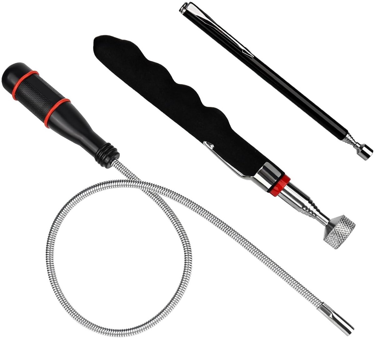 Telescopische Magnetische Lifter - Flexibele Magnetische Stang voor Kleine Onderdelen en Gereedschap (1.5 LB 3 LB 5 LB)