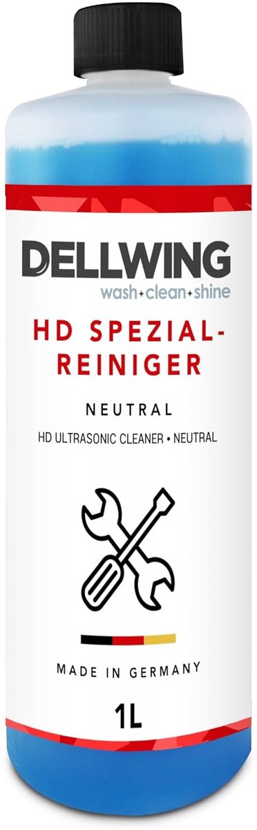 SnelShoppen - HD Special Cleaner 1 L - Neutraal Reinigingsconcentraat voor Sieraden, Goud, Munten, Uurwerken, Glas en Keramiek - Effectieve Ontvetter