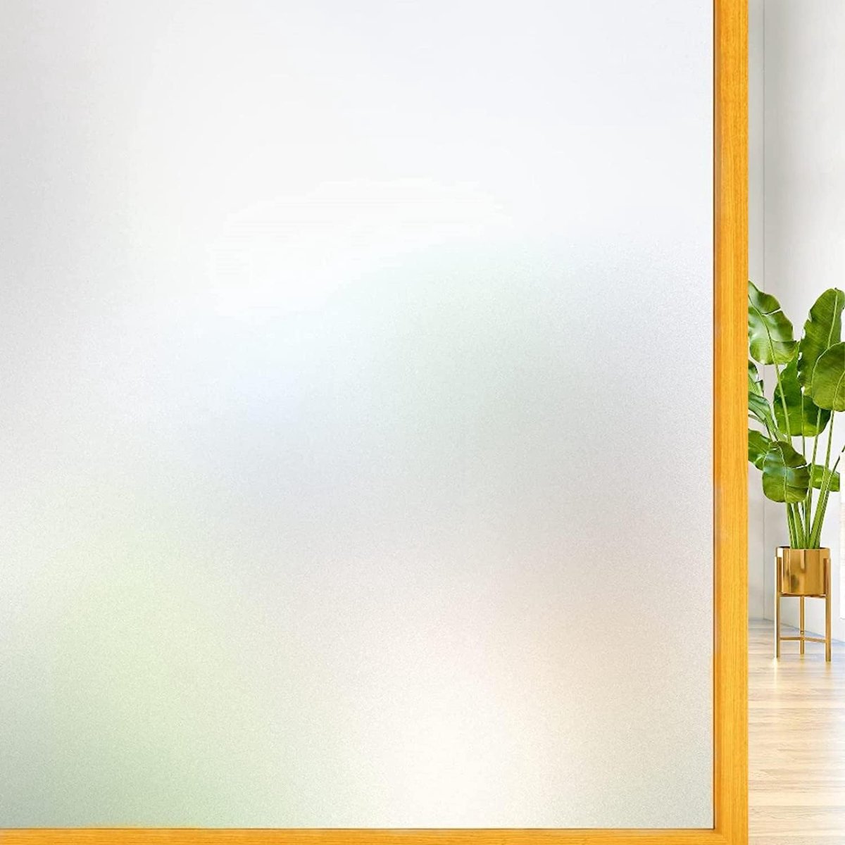 SnelShoppen - Opaque Self-Adhesive Privacy Film - Melkglas Raamfolie - Anti-UV - 40 x 200 cm - Perfecte Zichtbescherming - Ideaal voor Huizen en Kanto