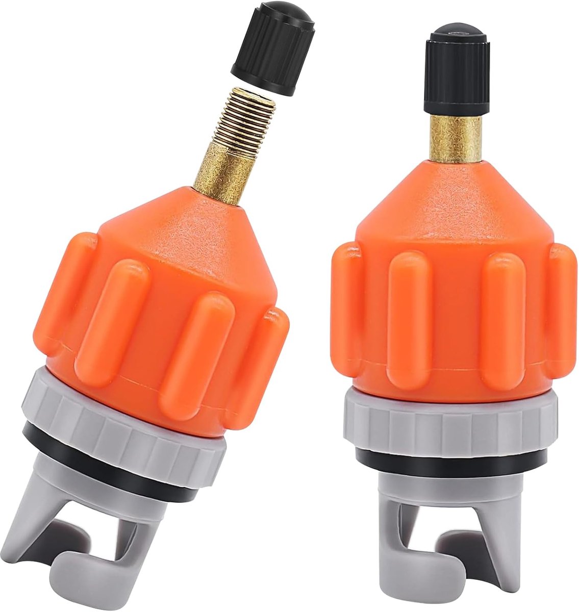 SnelShoppen - 2 Stuks Opblaasbare Adapters, SUP-Pomp voor Compressor, Kajak- en Paddleboard Accessoires, Luchtventiel Converter voor Opblaasbare Boten