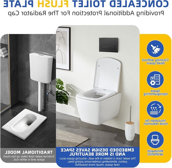 Toiletbedieningselement, controlepaneel voor 2-hoeveelheid spoeling, vervangingsonderdelen voor Sigma toiletunits, geschikt voor UP300, UP320 en andere modellen — afbeelding 4