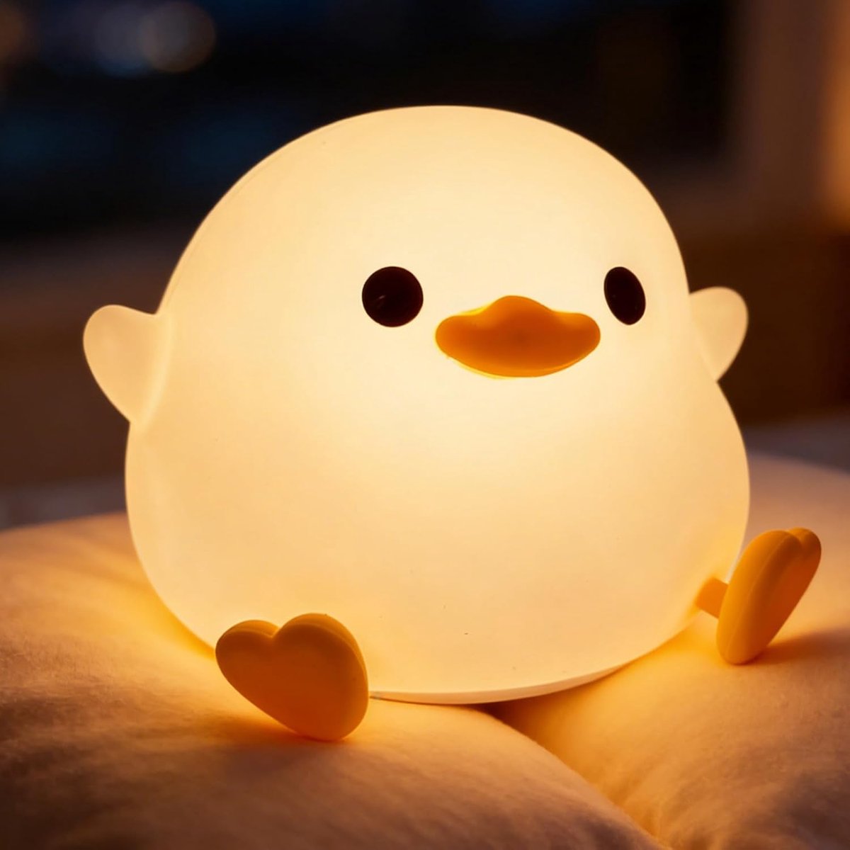 Thijox - Schattige Eendenlamp LED Nachtlicht voor Kinderen, Oplaadbaar Draagbaar Dodo Eend Nachtlampje, Perfect voor Kinderkamer Decoratie, Slaapkamer
