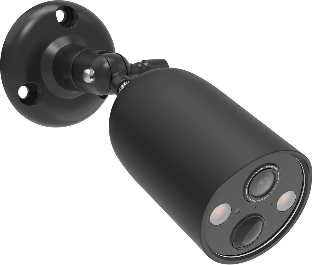 SnelShoppen - Silicone Case + Wandmontage voor Beveiligingscamera, Waterdicht, Zacht en Duurzaam, Geschikt voor TP-Link Tapo C425, Zwart, Bescherming