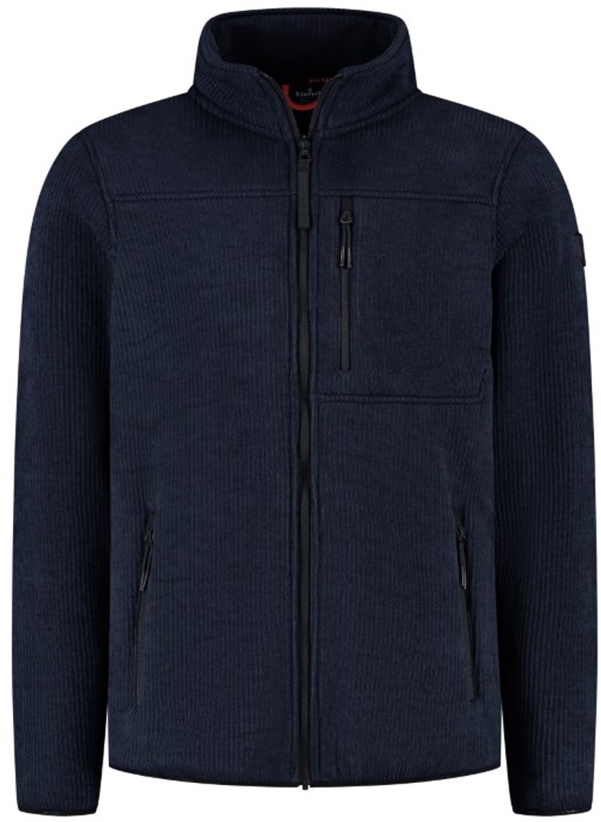 Knitwear vest Vasco Blauw