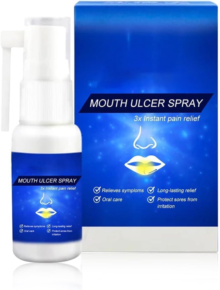 SnelShoppen - Hydraterende Mondspray 30 ml - Mondverzorgingsspray voor Wondbescherming en Frisse Adem - Veilig, Zacht en Ergonomisch Ontwerp voor Thui