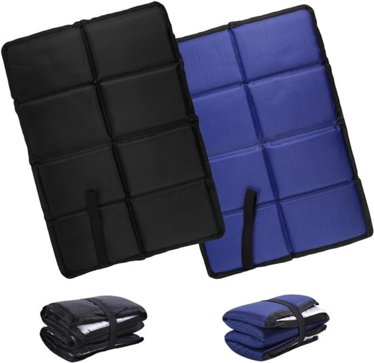 Vouwbare Buitenstoel Kussens - Waterdicht en Comfortabel voor Kamperen, Wandelen en Picknicken - 2 Stuks