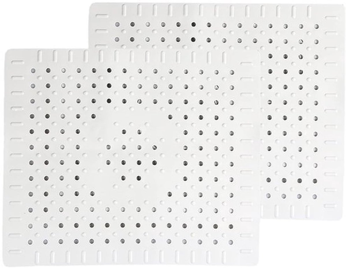 Gootsteenbeschermer 2 stuks - Rubber - Herbruikbaar - Draagbaar - 31 x 26 cm - Makkelijk schoon te maken - Afvoermat