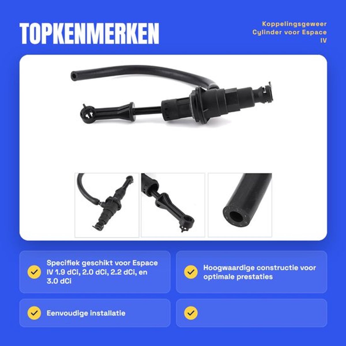 Koppeling - Koppeling Tuinslang - Koppeling Fietskar - Koppeling - Koppeling Aanhanger - Hoogwaardige kwaliteit - Koppelingcilinder