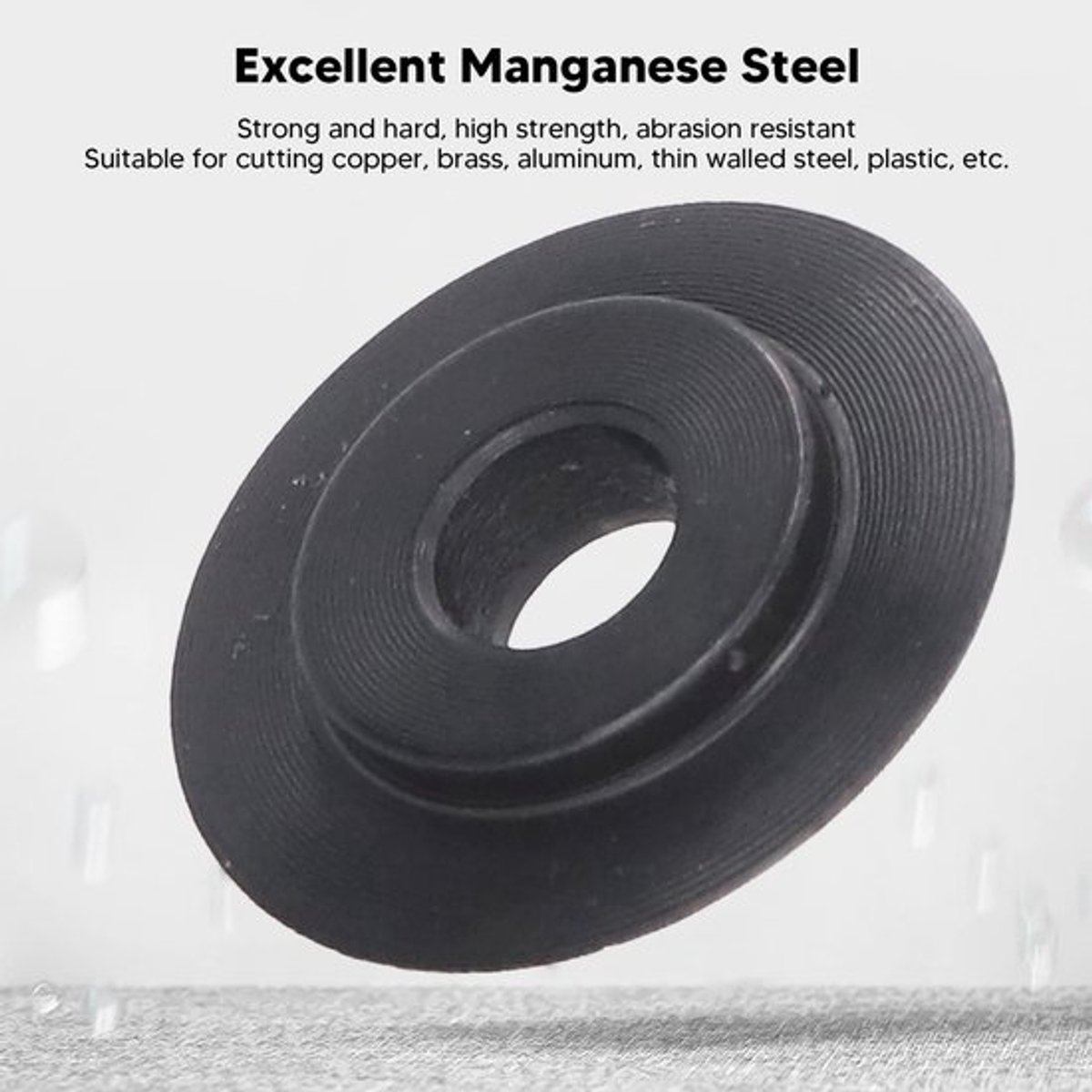 Pijpsnijwielen Hoogsterkte - 10 Stuks - Slijtvast - Mangaanstaal - 3,8 mm Dun - 18 mm Buitendiameter - 5 mm Binnendiameter - Snijwielen