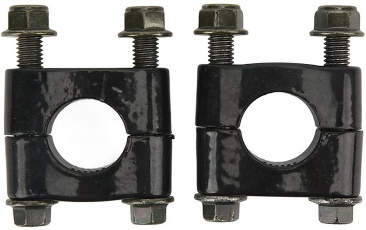 Stuur Beugels - Universele Stuur Riser Klem - 22 mm - Hoogwaardige Aluminium - Handvat Bar Mount Klem - Geschikt voor Motorfiets