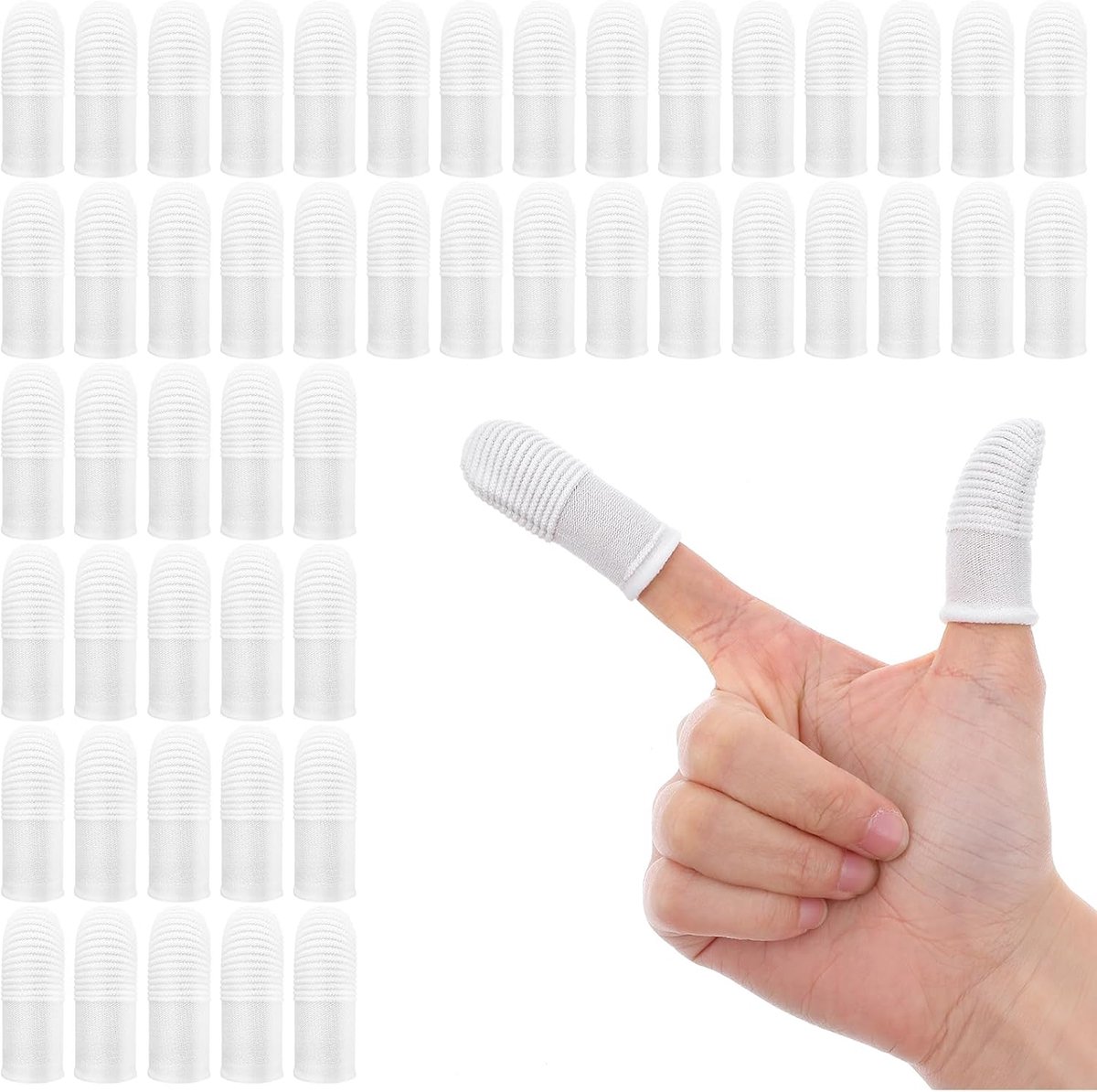 SnelShoppen - 40-delige Dieren Tandverzorgingsset, Soft Vinger Tandenborstels, Tandenreinigingsdoekjes, Vermindert Tandplak, Slechte Adem, Wasbare Doe
