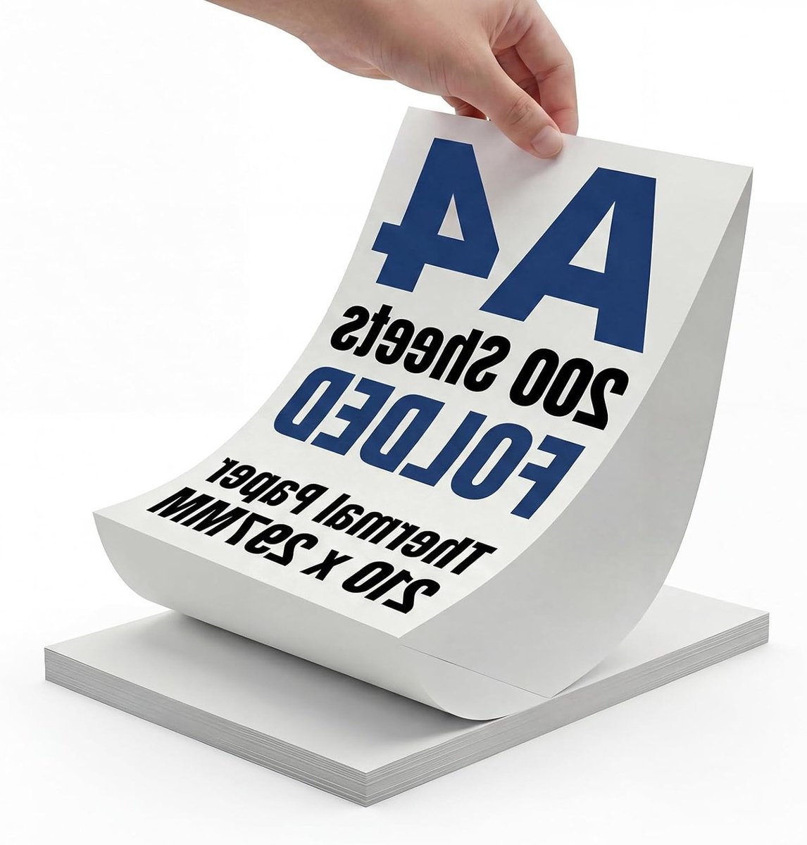 A4 Thermisch Printerpapier, Geschikt voor de meeste A4 Thermische Printers, Sneldrogend en Ideaal voor Documenten, Webpagina's en Foto's