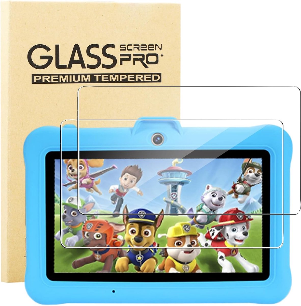 SnelShoppen - K708 Tablet Screen Protector 7 Inch - Tempered Glass - Scratch-Resistant - Bubble Free - HD Clear - 7 Pack - Voor K708 Tablet