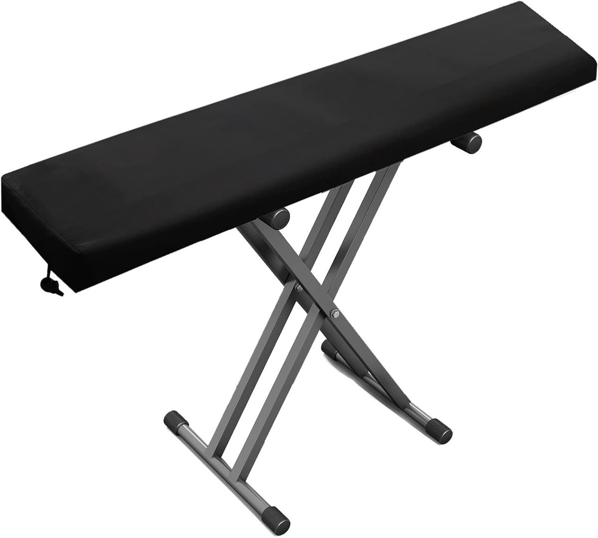 SnelShoppen - Piano Beschermhoes 88 Toetsen - Stofvrij, Draagbaar, Verstelbaar, Weerbestendig, 135 x 30 x 16 cm - Ideaal voor Elektronische Piano's en