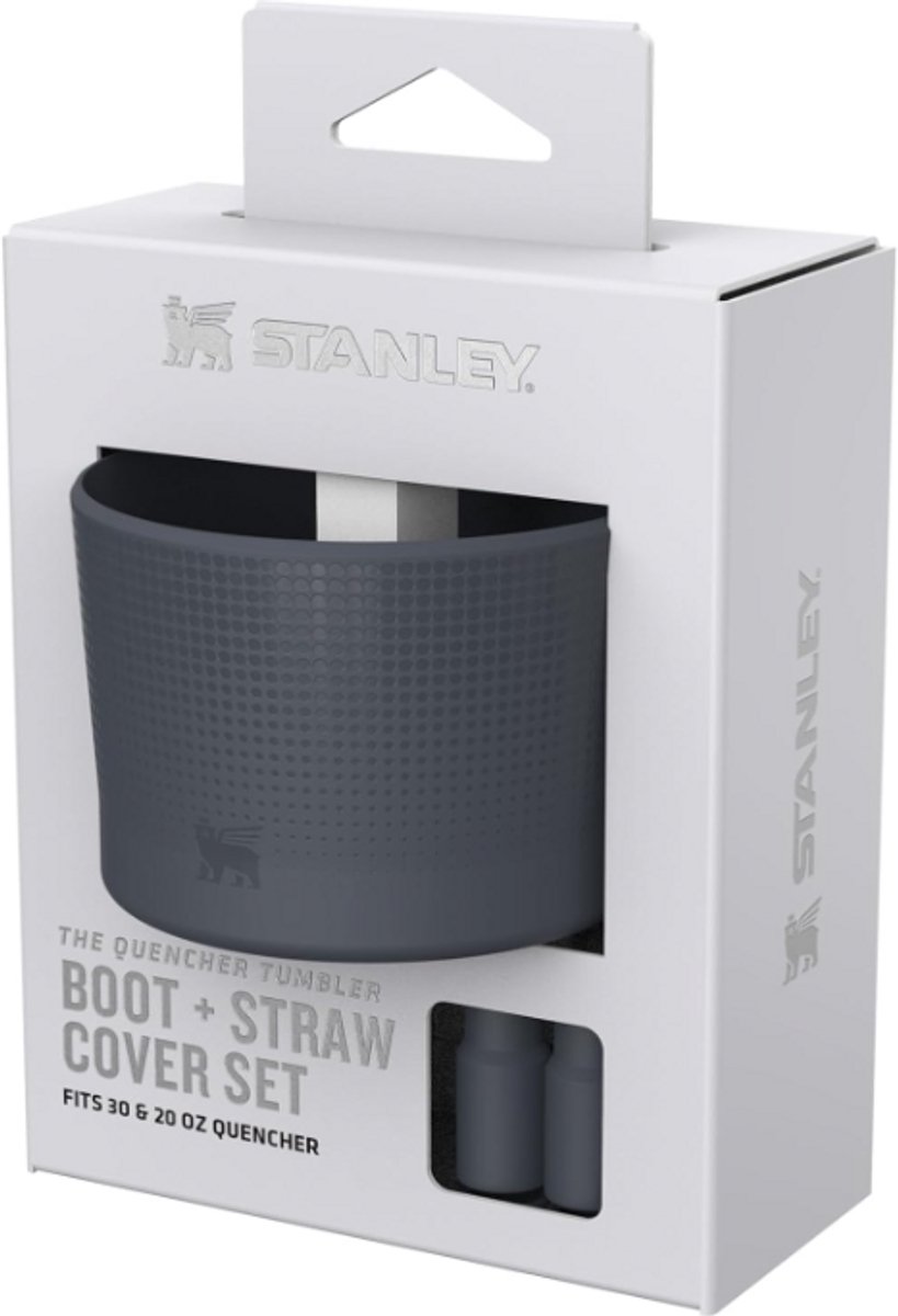 Stanley Quencher Boot + 2 Straw Cover Caps (Twilight) – Siliconen Beschermhoes & Rietjesdop Set voor Stanley 0.59L & 0.89L Quencher – Anti-Slip Bekerbeschermer – BPA-Vrij