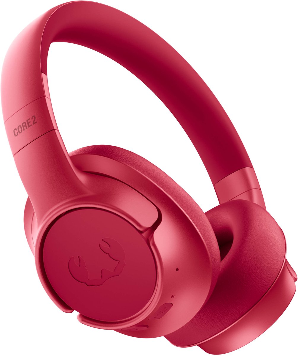 Fresh 'n Rebel Clam Core 2 - Draadloze Bluetooth Koptelefoon - Over-Ear - 70 uur Speelduur - My Sound App - Berry Red