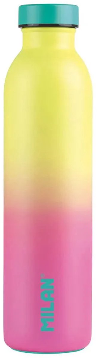 Thermos Milan Roze Roestvrij staal Geel (591 ml)