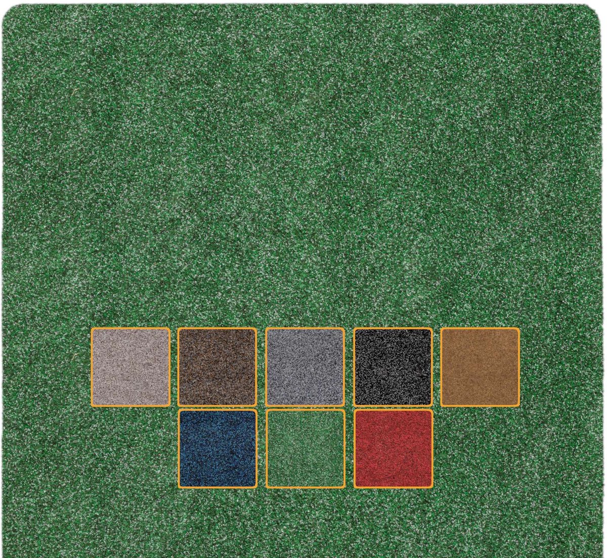 ANRO Deurmat Groen 120x80cm – Schoonloopmat Antislip Wasbaar Voordeur Hal Binnen & Buiten Op Maat