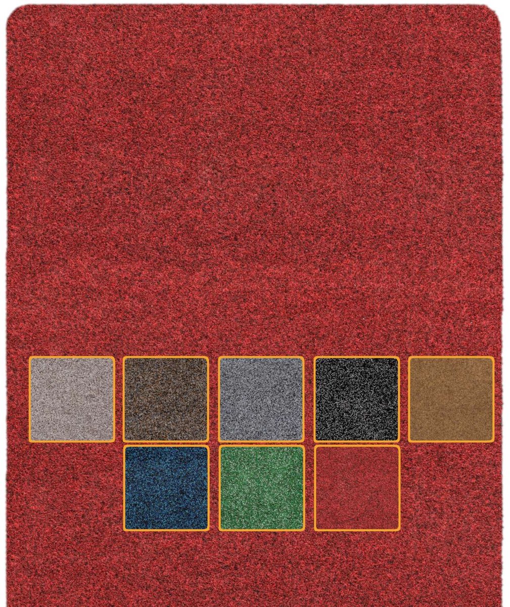 ANRO Deurmat Rood 180x60cm – Schoonloopmat Antislip Wasbaar Voordeur Hal Binnen & Buiten Op Maat
