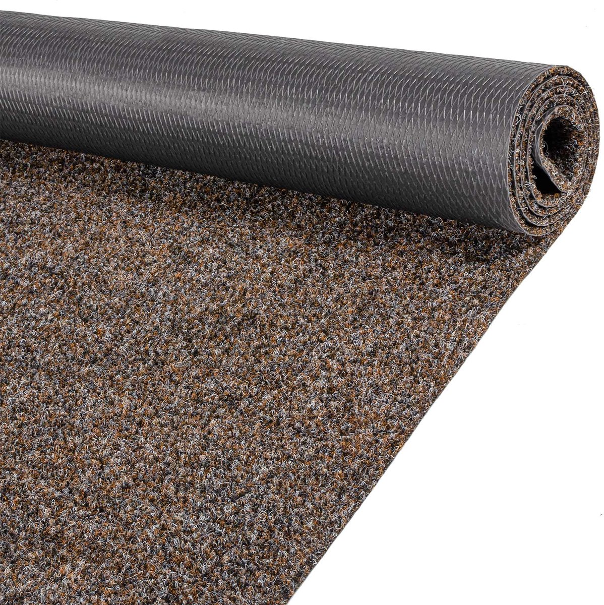 ANRO Loper Bruin 200x100cm – Schoonloopmat Gangloper Antislip Wasbaar Vuilvangmat Op Maat Binnen