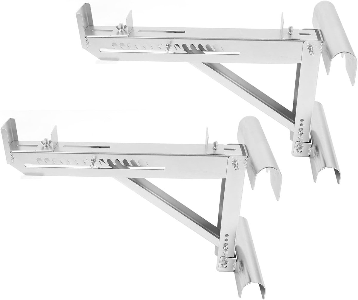 SnelShoppen - 2 Stuks Verstelbare Laddersteunen van Legeringsstaal - Stabiliserende Ladderbeugels voor Ladders tot 20 Inch Breed