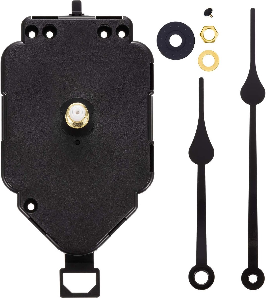 SnelShoppen - Pendule Klok Quartz Mechanisme met Lange As en Slagpendel voor Wandklokken, 